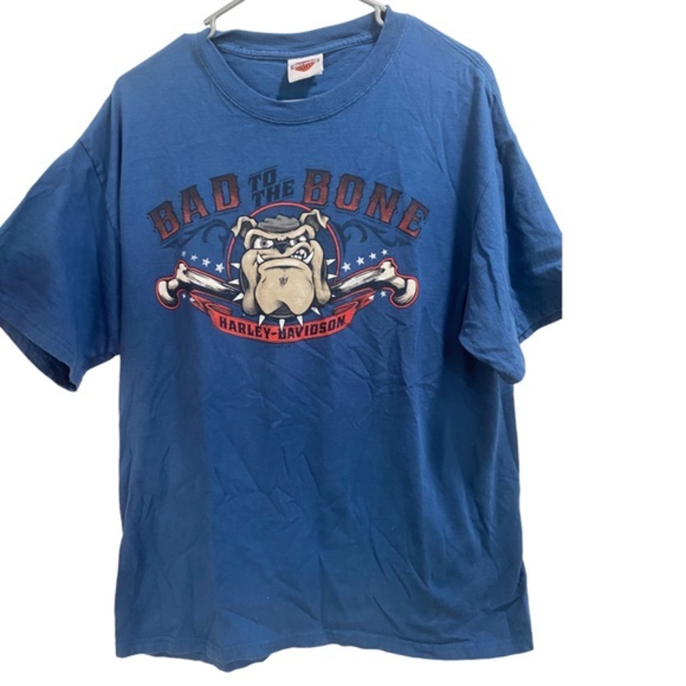 Men’s Bad to the Bone‎ Harley Davidson T-Shirt, Bossier City LA size Large